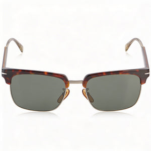David Beckham Db 1119/g/s Square Sunglasses Unisex — front view, Stainless Steel frame