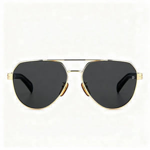 David Beckham DB 1121/G/S Aviator Sunglasses for Women — front view, Metal frame