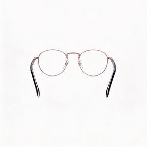 David Beckham DB 1127 Round Eyeglasses Unisex — front view, Alloy Steel