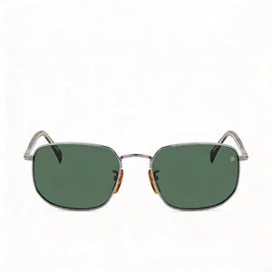 David Beckham Db 1143/S Square Sunglasses for Women — front view, Stainless Steel frame