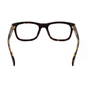David Beckham DB 7011 Rectangle Eyeglasses Unisex — side view, Black Plastic temples