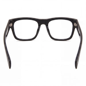 David Beckham Db 7020/Bold Rectangle Eyeglasses Men — side view, Black Plastic temples