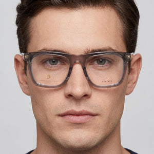 David Beckham Db 7020 Rectangle Eyeglasses for Men — interior view, Polycarbonate demo lenses