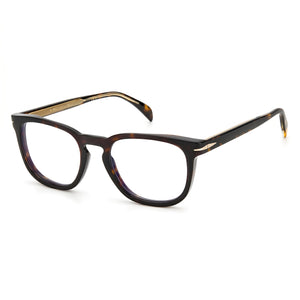 David Beckham DB 7022/BB Havana Square Eyeglasses for Men, Acetate frame