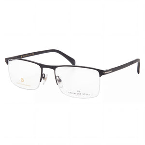 David Beckham Db 7034 Black Rectangle Eyeglasses for Men, Metal frame