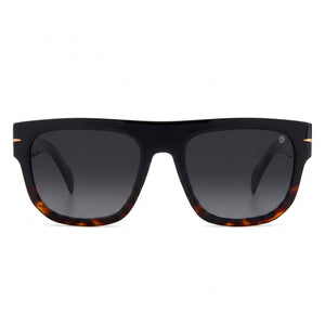 David Beckham Db 7044/S Rectangle Sunglasses for Men — front view, Acetate frame
