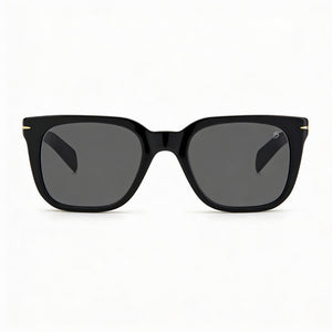 David Beckham DB 7047/S Square Sunglasses Unisex — front view, Plastic frame