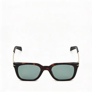 David Beckham DB 7047/S Square Sunglasses Unisex — front view, Acetate/Metal frame