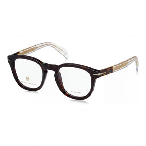 David Beckham Db 7050 Havana Rectangle Eyeglasses for Unisex, Plastic frame