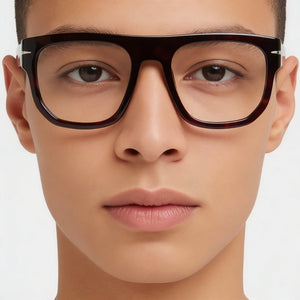 David Beckham Db 7052 Rectangle Eyeglasses Unisex — interior view, demo lenses
