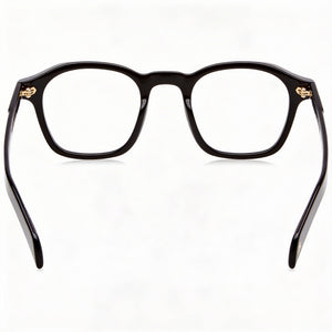 David Beckham Db 7053/bb Oval Eyeglasses Unisex — side view, Black Acetate temples