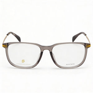 David Beckham Db 7074/F Rectangle Eyeglasses for Men — front view, Plastic