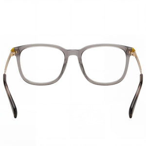 David Beckham Db 7074/F Rectangle Eyeglasses Men — side view, Grey Gold Plastic temples