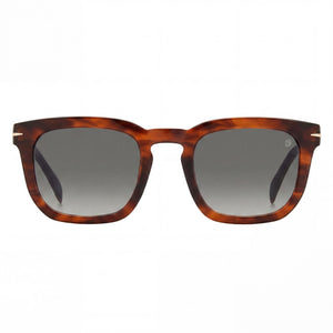 David Beckham Db 7076/s Rectangle Sunglasses for Women — front view, Acetate frame