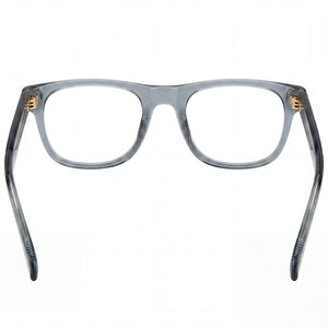 David Beckham Db 7085 Rectangle Eyeglasses Unisex — side view, Grey Plastic temples