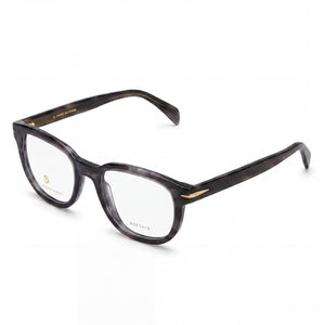 David Beckham Db 7097 Brown Rectangle Eyeglasses Unisex, Plastic frame