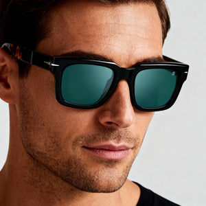 David Beckham DB 7100/S Black Havana, Dark Green Sunglasses Men — lifestyle wear, everyday sun coverage