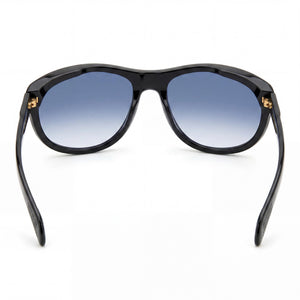 David Beckham DB 7117/S Rectangle Sunglasses Men — side view, Non-Polarized Dark Blue Shaded lens