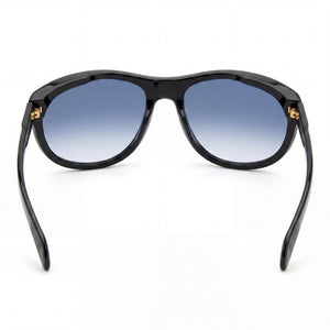 David Beckham DB 7117/S Rectangle Sunglasses Men — side view, Non-Polarized Blue lens