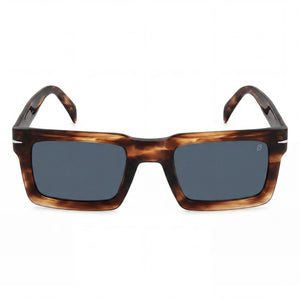 David Beckham DB 7126/S Rectangle Sunglasses Unisex — front view, Acetate frame