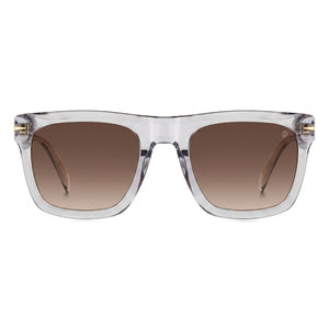 David Beckham Rectangle Sunglasses for Men — front view, Acetate frame