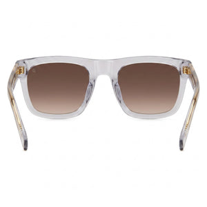 David Beckham Rectangle Sunglasses for Men — interior view, Non-Polarized lens detail