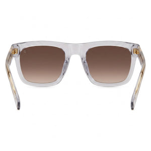 David Beckham Rectangle Sunglasses for Men — interior view, Non-Polarized lens detail