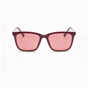 DKNY Classic Square Sunglasses for Women — front view, Injected frame