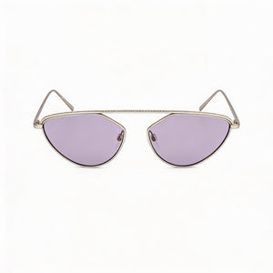 DKNY Classic Cat Eye Sunglasses for Women — front view, Metal frame