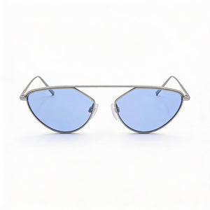 DKNY Classic Cat Eye Sunglasses for Women — front view, Metal frame