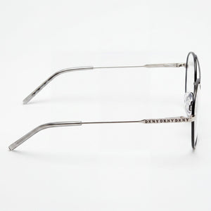 DKNY DK1025 46827 Round Eyeglasses for Women — front view, Alloy Steel