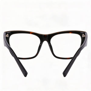 DKNY DK5063 Cat Eye Eyeglasses for Women — interior view, Polycarbonate demo lenses