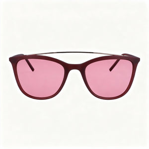 DKNY Dk506s Rectangle Sunglasses for Women — front view, Metal frame