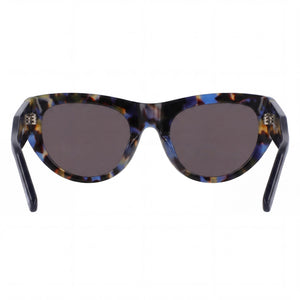DKNY Dk550s Oval Sunglasses for Women — interior view, Non-Polarized lens detail