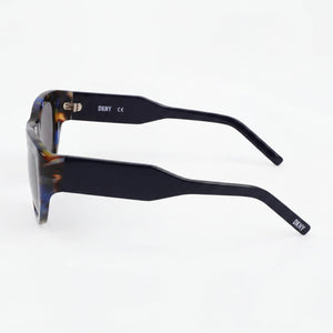 DKNY Dk550s Oval Sunglasses Women — side view, Non-Polarized Solid Smtruee lens