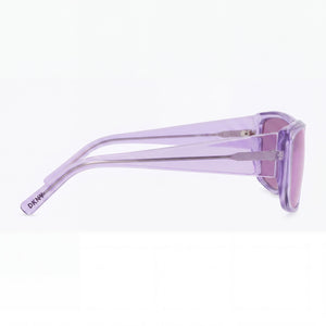 DKNY Dk555s Shield Sunglasses for Women — front view, Plastic frame