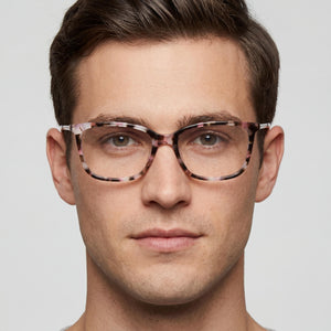 DKNY DK7008 Pink Tortoise Eyeglasses Unisex — lifestyle wear, office and screen work