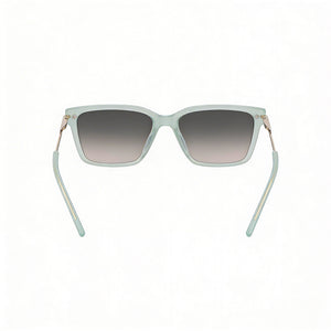 DKNY Dk713s Square Sunglasses for Women — interior view, Non-Polarized lens detail