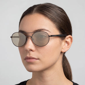 DKNY Do300s Black Sunglasses Women — lifestyle wear, rooftop evenings and sunset hours