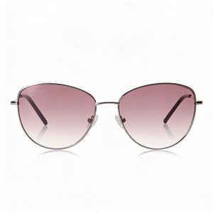 DKNY Oval Sunglasses for Women — front view, Metal frame
