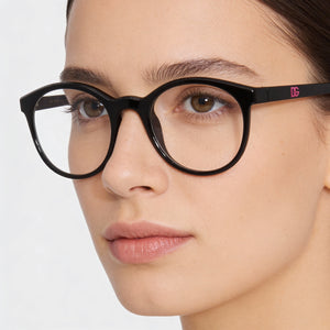 Dolce & Gabbana DX5095 Black Eyeglasses Women — lifestyle wear, office and reading