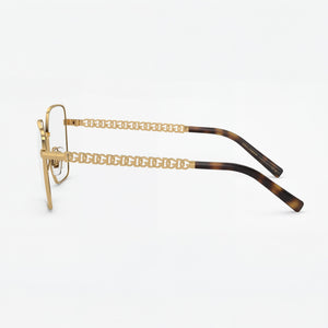 Dolce & Gabbana Dg 1351 Rectangle Eyeglasses for Women — front view, Alloy Steel