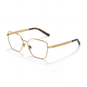 Dolce & Gabbana Dg 1351 Gold Rectangle Eyeglasses for Women, Alloy Steel frame