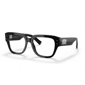 Dolce & Gabbana DG3405 501 Black Square Eyeglasses for Unisex, Acetate frame