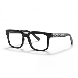 Dolce & Gabbana Dg5101 Black Square Eyeglasses Unisex, Injected frame