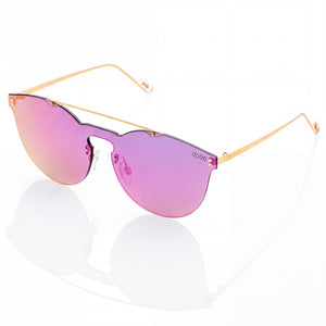 DP69 Dps100-074 Violet Aviator Sunglasses for Women, Clear lens