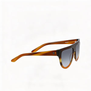 Dragon Alliance Square Sunglasses Women — side view, Non-Polarized Smoke Gradient lens