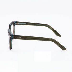Dragon Dr2050 Rectangle Eyeglasses Unisex — front view, Metal