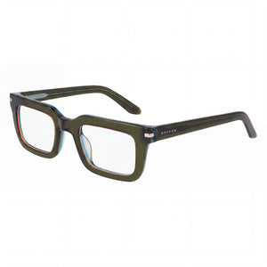 Dragon Dr2050 Green Rectangle Eyeglasses Unisex, Metal frame