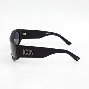 Dsquared2 0016/S Shield Sunglasses Men — side view, Non-Polarized Grey lens